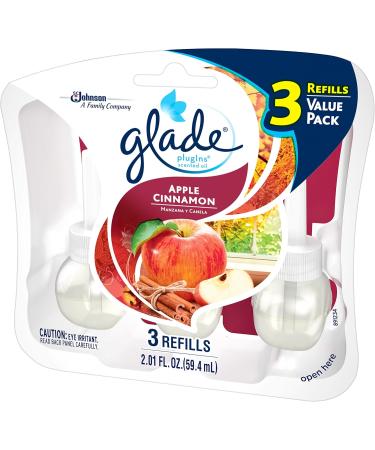 Buy Glade PlugIns Refills Air Freshener Starter Kit - Apple Cinnamon 2 Warmers + 6 Refills for Home & Bathroom | International Shipping Available - Buy Online on SooperMarket.com
