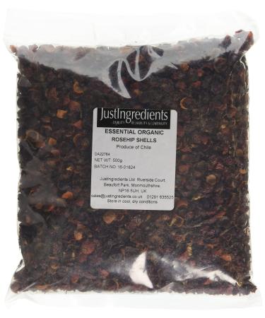 JustIngredients Essentials Organic Rosehip Shells 500 g