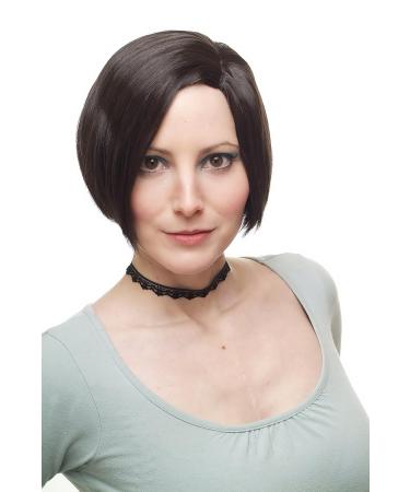 Buy Sexy Dark Brown Asymmetrical Bob Wig for Women | Short Hair Wig - 1248-4 | International Shipping - Buy Online on SooperMarket.com