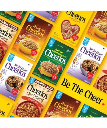 CHEERIOS - FAMILY SIZE PACK - Multi Grain Cereal Box Whole Grain is the First Ingredient No Artificial Colours No Artificial Flavours 585 Grams Package of Cereal - Buy Online on SooperMarket.com