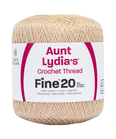 Coats Crochet Fine Crochet Thread  20  Natural