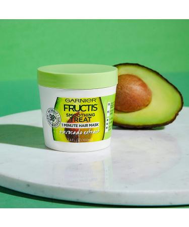 Garnier Fructis Treats Hair Masks Variety Pack with Coconut, Papaya, and Avocado - 3.4 Fl Oz (Pack of 3) - Nourishing and Repairing Hair Treatment - 3 Count - Buy Online on SooperMarket.com