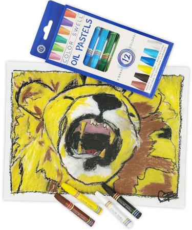 Color Swell 18 Packs of Bulk Oil Pastels with 12 Oil Pastels Per Pack (216 in total) Vibrant Colors Teacher Quality Durable for Groups Classrooms Party Favors - Buy Online on SooperMarket.com