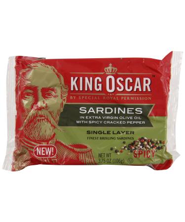 King Oscar Wild Caught Sardines In Extra Virgin Olive Oil 3.75 oz (106 g)