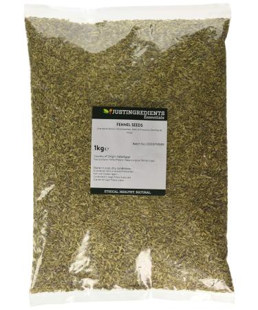 JustIngredients Essentials Fennel Seeds. 1 Kg (Pack of 1 ) 1 kg (Pack of 1)