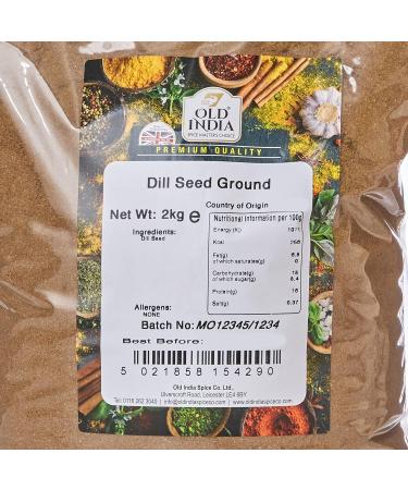 Old India Ground Dill Seed 2kg - Premium Quality Spice for Cooking and Seasoning - Buy Online on SooperMarket.com