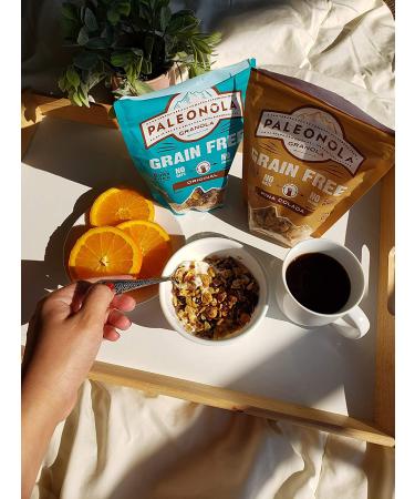 Paleonola Grain Free Granola Original Flavor - Non-GMO, Soy, Gluten, Dairy Free, Low Carb Protein Snack - Healthy Breakfast Option - 10 oz (1 Pack) - Buy Online on SooperMarket.com