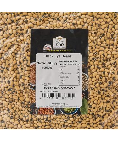 Old India Black Eye Beans 5kg - Premium Quality Pack of 1 - Buy Online on SooperMarket.com