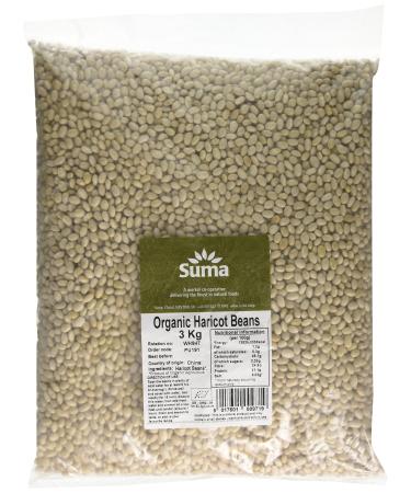 Suma Organic Haricot Beans 3 kg