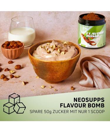 Buy NeoSupps Flavorver I Hazelnut Cream 250g - Low Calorie Delicious & Ideal for Baking | Enhance Your Diet - Buy Online on SooperMarket.com