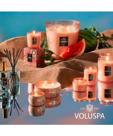 Voluspa Kalahari Watermelon Candle - 5.5 oz Clean Burning Coconut Wax 50 Hour Burn Time All Natural Wicks | Buy Internationally - Buy Online on SooperMarket.com