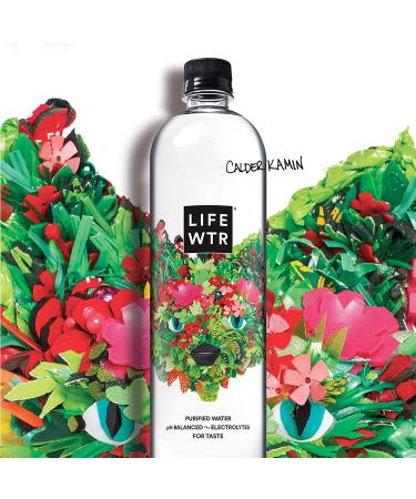 LIFEWTR Premium Purified Water 1 Liter Bottles (6 Pack) - pH Balanced with Electrolytes for Taste - Buy Online on SooperMarket.com