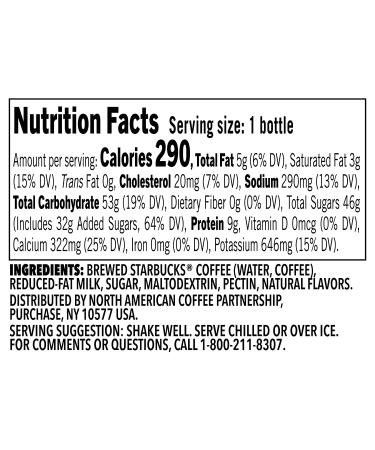 Starbucks Frappuccino Vanilla Coffee Drink 13.7 Fl Oz - Pack of 12 - Buy Online on SooperMarket.com