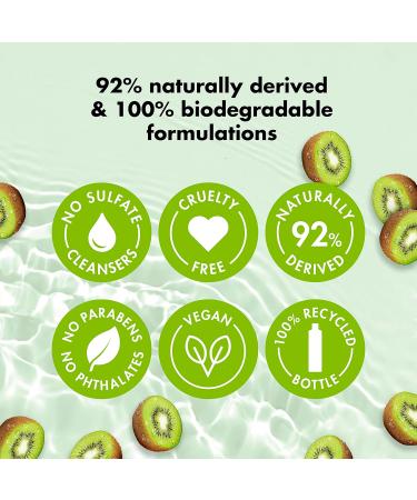 Love Beauty and Planet Kiwi Peptides Body Wash - Plant-Based 100% Biodegradable Refresh & Rejuvenate Skin 20 fl oz - Buy Online on SooperMarket.com