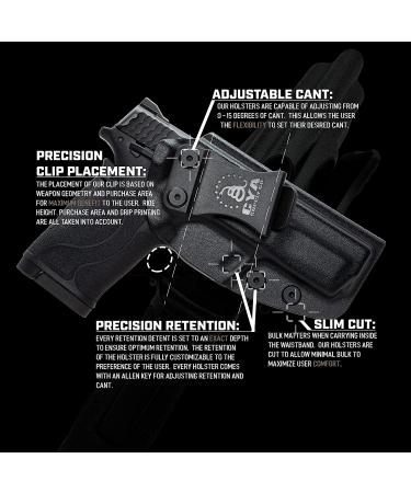 CYA Supply Co. Base IWB Concealed Carry Holster - Veteran Made in USA | Fits Glock 43/43X/43X MOS - Buy Online on SooperMarket.com