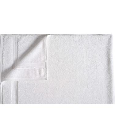 Amazon Commercial Cotton Bath Towel Set - 27 x 54 Inches - 650 GSM - White - Pack of 6 - Buy Online on SooperMarket.com