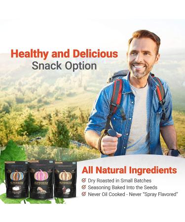 Premium Select Line by SuperSeedz | Pumpkin Seeds with Vermont Maple Sugar & Sea Salt | Vegan, Keto, Whole 30 | 8g Plant Based Protein | Nut & Gluten Free Snack | Made in USA | 4oz (Pack of 6) - Buy Online on SooperMarket.com