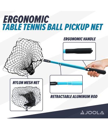 JOOLA Telescoping Table Tennis Ball Pickup Net - Holds 100 Ping Pong Balls - Ping Pong Practice Net Accessory for Table Tennis Robots  Serve or Multi-Ball Training Black - Buy Online on SooperMarket.com