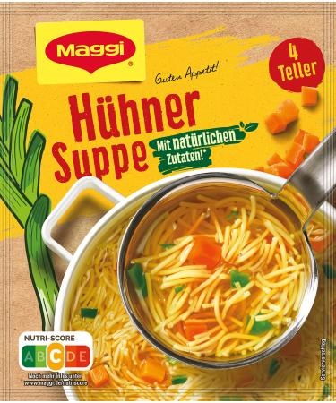 Maggi Guten Appetit Chicken Soup 60g bag makes 4 plates 1 pack (1 x 60g)