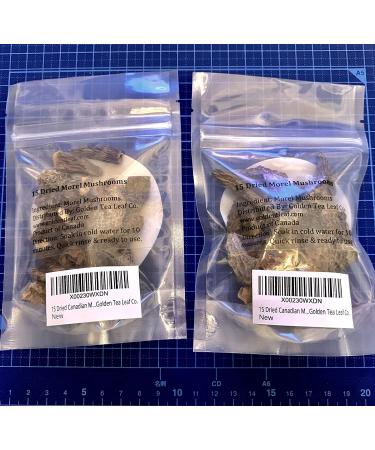 Dried Canadian Morel Mushrooms - 15 Small Size Pieces - Buy Online on SooperMarket.com