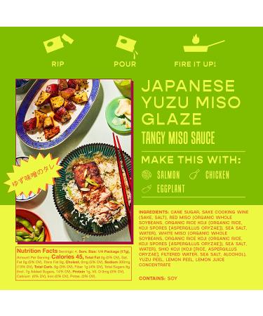 Omsom East Asian Sauce Sampler: Japanese Yuzu Miso, Korean Spicy Bulgogi, Chinese Spicy Mala (6 Packets) - Buy Online on SooperMarket.com