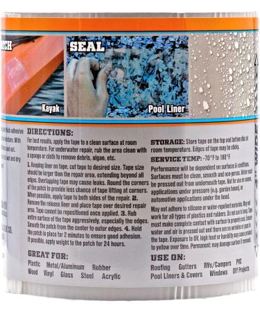 Gorilla 107263 4" x 8' Sealant Tape Clear 4 Pack 4 - Pack - Buy Online on SooperMarket.com