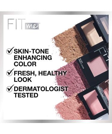 Maybelline Fit Me Blush - Plum - 0.16 fl. oz | Flawless Color & Glow - Buy Online on SooperMarket.com