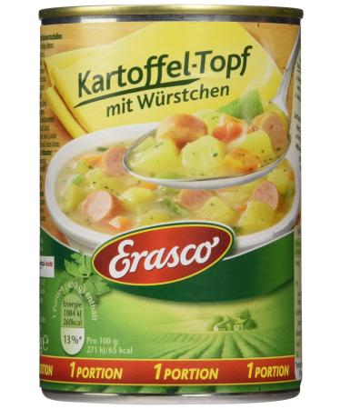 Erasco potato pot with sausages pack of 3 (3 x 400 g)
