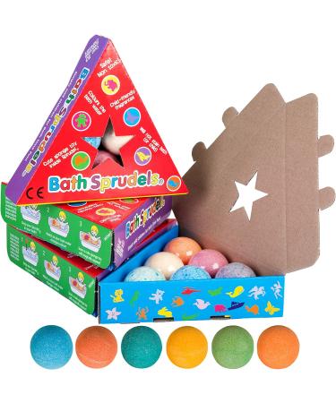 Kids Bath Bombs with Surprise Inside - 6 Pack Fizzies for Ages 3+ | Ideal Toys for Boys, Girls, Men, Women | Family Fun Bath Time Essential - Buy Online on SooperMarket.com