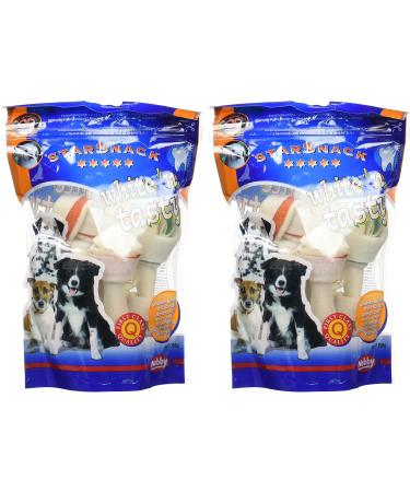 Nobby White'n Tasty Chewing Knots - Colorful Dog Treats (10-11.5 cm 150g 5 pcs) | International Shipping - Buy Online on SooperMarket.com