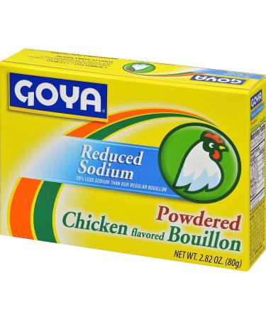 Goya Foods Reduced Sodium Chicken Bouillon 2.82 Ounce - Authentic Flavor - Buy Online on SooperMarket.com