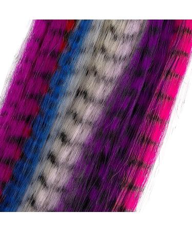 Iriisy Feather Hair Extensions & Tinsel Kit - 51 Pieces, 25 Colors - Sparkling Synthetic Hair Accesories for Christmas, Women, Cosplay - Buy Online on SooperMarket.com