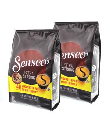 Senseo coffee Pads Extra Strong Extra Strong rich and Full-Bodied flavour coffee for Kaffepadmaschinen 96 Pads