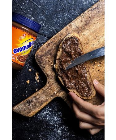 Ovomaltine Crunchy Cream Brot Spread - Palm Oil-Free Chocolate Cream with Crispy Pieces - Swiss Sweet Spread (380g) - Buy Online on SooperMarket.com