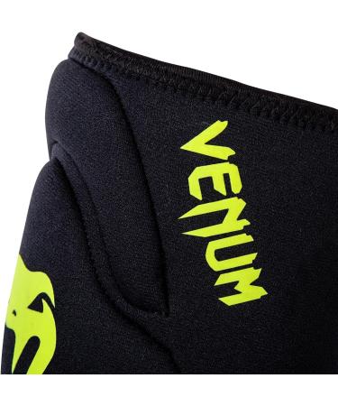 Venum Kontact Gel Knee Pad  Black/Neo Yellow  Small - Buy Online on SooperMarket.com