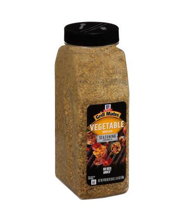 McCormick Grill Mates Vegetable Seasoning, 20 oz - One 20 Ounce Container Vegetable Seasoning Blend With Premium Blend of Spices, Perfect for Kabobs Roasted Vegetables and Pasta