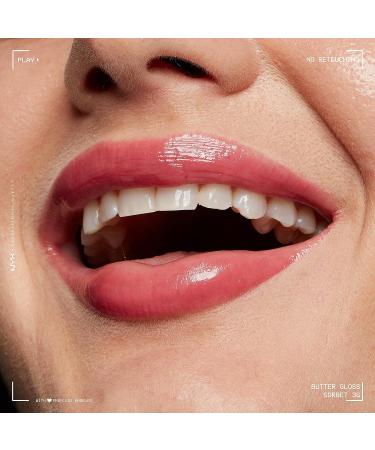 NYX Butter Gloss Sorbet - Vibrant Coral Lip Gloss 0.27 Fl Oz - Buy Online on SooperMarket.com