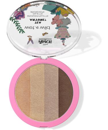 Wet n WIld Alice in Wonderland Tea Anyone Makeup Bronzer Palette Including 4 Sun-kissed Warmth Shades Blendable Shades for Buildable Makeup's Radiant Soft-Focus Effect - Buy Online on SooperMarket.com