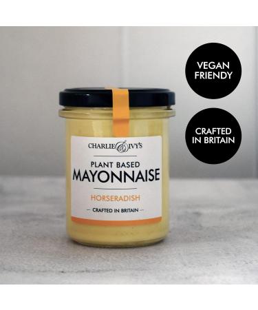 Charlie & Ivy's Horseradish Plant Based Mayonnaise 190g - Vegan Mayo Option - Buy Online on SooperMarket.com