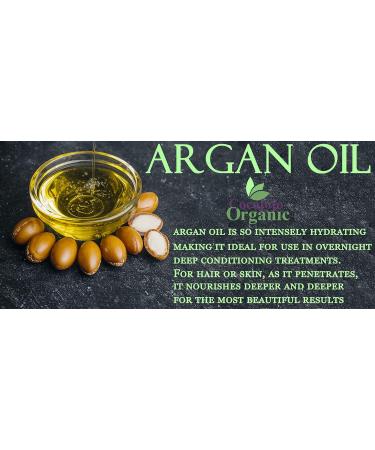 Buy CocoJoJo Argan Oil Hair Treatment - 8 oz | Moroccan Argan Nut Oil for Dry Damaged Hair - Buy Online on SooperMarket.com