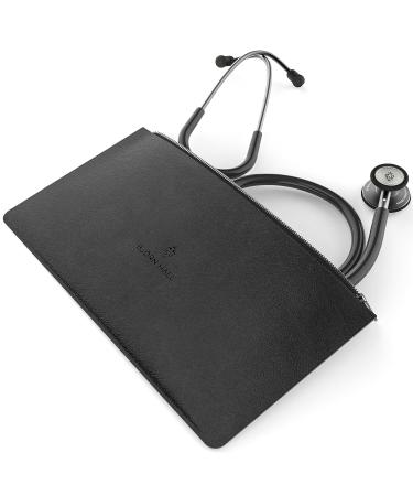 Scandinavian Classic Matte Black Stethoscope - Lightweight 5.1oz Dual Head Chestpiece 29in Black Tube for Nursing - Buy Online on SooperMarket.com