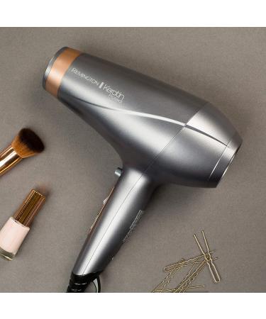 Remington AC8820 Hair Dryer - 2200W 150km/h Keratin & Almond Oil Infused Anti-Frizz Ion Care 3 Styling Attachments - International Shipping Available - Buy Online on SooperMarket.com