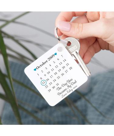 Personalized Drifting Ducks Dad Keyring - Father's Day New Baby Gift - Buy Online on SooperMarket.com