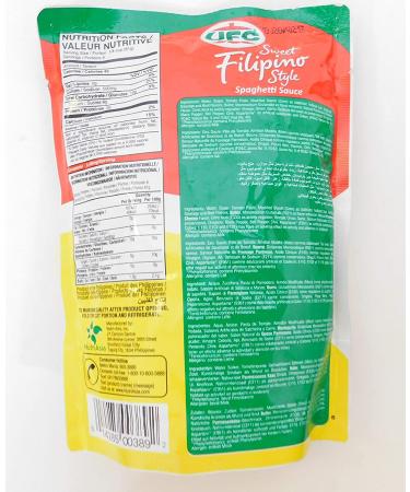 UFC Sweet Filipino Style Spaghetti Sauce 500g Pouch - Pack of 2 - Buy Online on SooperMarket.com
