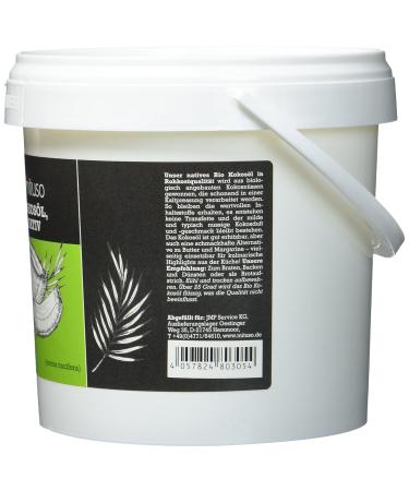 Mituso Organic Virgin Coconut Oil - 1000 ml (1 Pack) | Premium Quality for Cooking & Skin Care - International Shipping Available - Buy Online on SooperMarket.com
