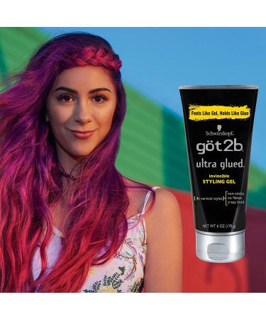 Got2B Ultra Glued Styling Gel Set - 2 x 6oz Tubes + 1 x 1.25oz Travel Tube - Buy Online on SooperMarket.com