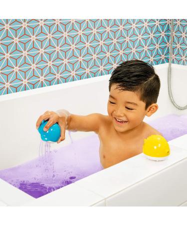 Munchkin Baby Bath Bombs & Toy Donor Set | Fun Water-Dyeing Tablets & Moisturizing Shower Toys for Kids - 20 Bombs & 2 Dispensers - Buy Online on SooperMarket.com