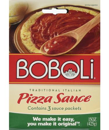 Boboli Traditional Italian Pizza Sauce 15 Oz (3 Pack)