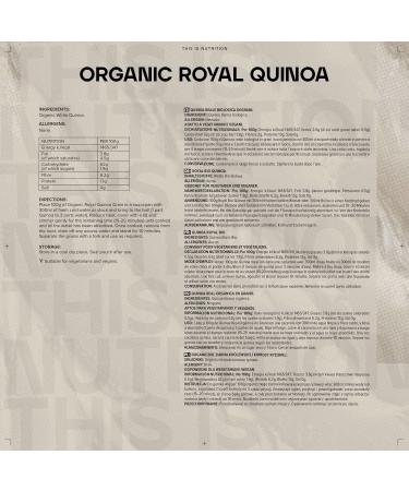 Bulk Organic Royal Quinoa Grain 2.5 kg - Buy Online on SooperMarket.com