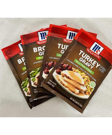 McCormick Gluten Free Gravy Mix Bundle - Turkey & Brown Gravy Mixes - 0.88 oz (Pack of 4) - Buy Online on SooperMarket.com